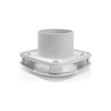 100mm White Plastic Concealed Extract Grille