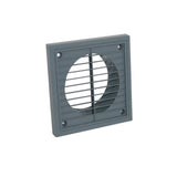 100mm Fixed Grille Grey