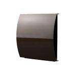 150mm External Wind Baffle Vent Brown - Clean Air Direct