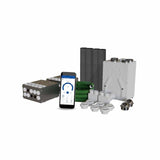 Blauberg Komfort 2-Bed House Vertical MVHR Heat Recovery Ventilation Kit EC-SB-160-HK2 - Clean Air Direct